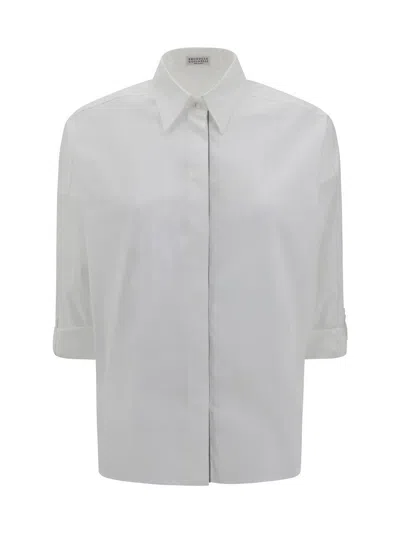 Brunello Cucinelli Shirts In White