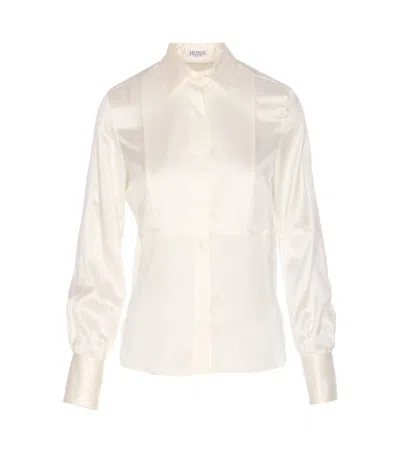 Brunello Cucinelli Shirts In White