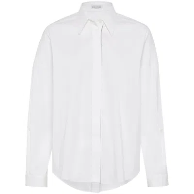 Brunello Cucinelli Shirts In White