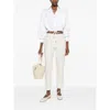 Brunello Cucinelli Long Sleeve Shirt In White