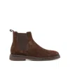 Brunello Cucinelli Suede Chelsea Boots In Brown