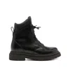 Brunello Cucinelli Lace-up Ribbed-knit Boots In Animal Print