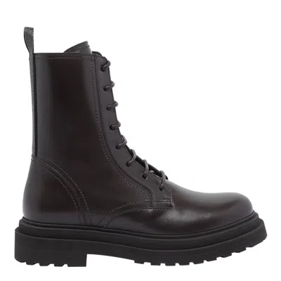Brunello Cucinelli Shoes In Brown