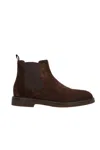 Brunello Cucinelli Suede Ankle Boots In Brown