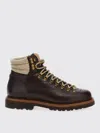 Brunello Cucinelli Herringbone Insert Ankle Boots In Brown