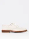Brunello Cucinelli Brogue Shoes  Men Color Beige In Milch