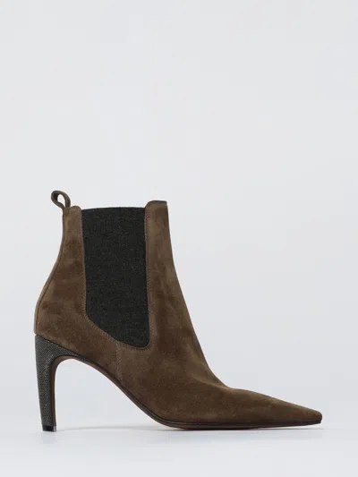 Brunello Cucinelli Shoes  Woman Color Dove Grey In Gray