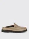 Brunello Cucinelli Women Leather Mules In Gray
