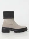Brunello Cucinelli Round-head Short Boots In Sand