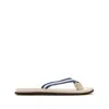 Brunello Cucinelli Ivory Pool Slides In Multicolor