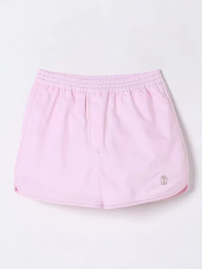 Brunello Cucinelli Short  Kids Color Pink