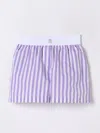Brunello Cucinelli Striped Cotton And Silk Bermuda Shorts In White
