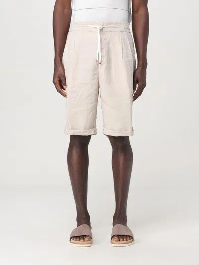 Brunello Cucinelli Short  Men Color Beige In Beige