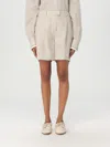 Brunello Cucinelli Short  Woman Color Beige