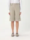 Brunello Cucinelli Rolled Hem Bermuda Shorts In Beige