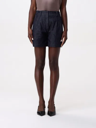 Brunello Cucinelli Short  Woman Color Blue