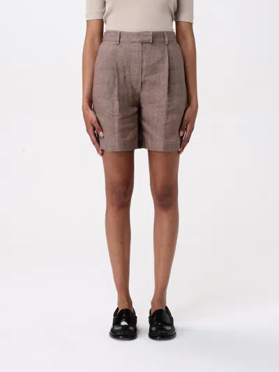 Brunello Cucinelli Short  Woman Color Brown