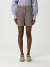 Brunello Cucinelli Short  Woman Color Brown