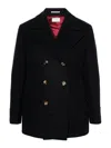 Brunello Cucinelli Double-breasted Felted Coat In Blue