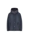 Brunello Cucinelli Short Down Jacket With Removible Hoodie In Black