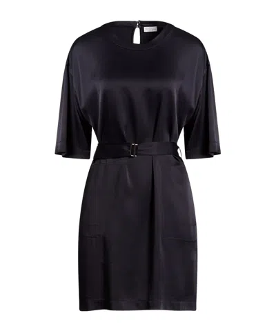 Brunello Cucinelli Short Dresses In Black