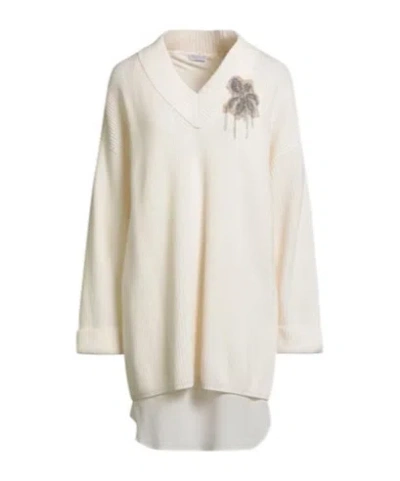 Brunello Cucinelli Short Dresses In White