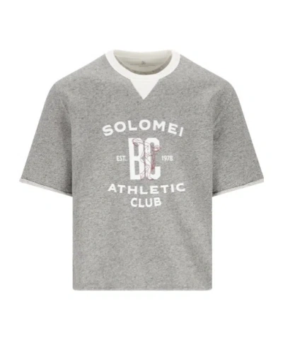 Brunello Cucinelli Short-sleesleeved T-shirt In Multi