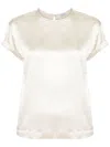 Brunello Cucinelli Women's Silk Top In Beige