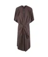 Brunello Cucinelli Short Sleeve Dress In Black