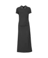 Brunello Cucinelli Short Sleeve Dress In Black