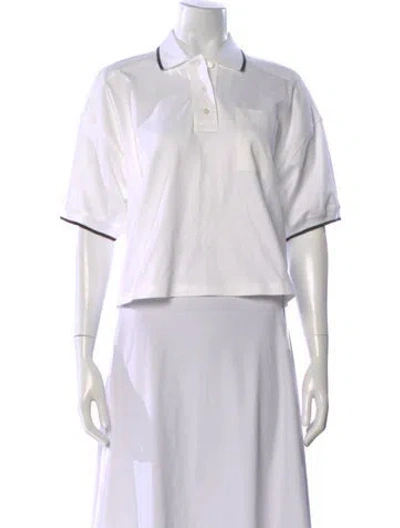 Pre-owned Brunello Cucinelli Short Sleeve Polo In Neutral
