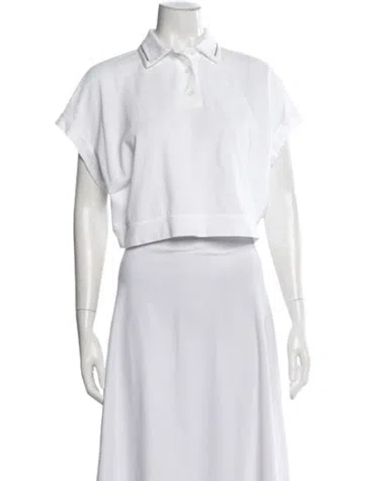 Pre-owned Brunello Cucinelli Short Sleeve Polo In Neutral