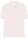 Brunello Cucinelli Polo Shirt With Lapel Short Sleeve In Pink