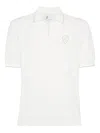 Brunello Cucinelli Cotton Logo-tennis Polo Shirt In White