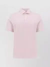 Brunello Cucinelli Men Cotton And Linen Polo Shirt With Classic Collar