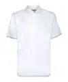 Brunello Cucinelli White Piquã© Polo Shirt In White