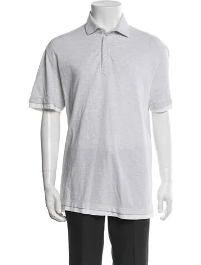Pre-owned Brunello Cucinelli Short Sleeve Shirt In Gray