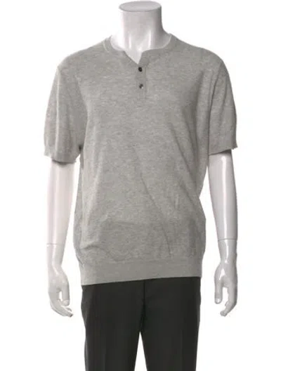 Pre-owned Brunello Cucinelli Short Sleeve Shirt In Grey