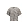 Brunello Cucinelli Sparkling Short Sleeve Knitwear