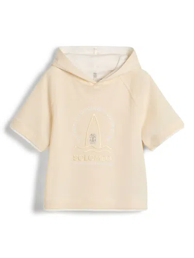 Brunello Cucinelli Kids' Short-sleeve Sweatshirt