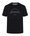 Brunello Cucinelli Short Sleeve T-shirt In Black
