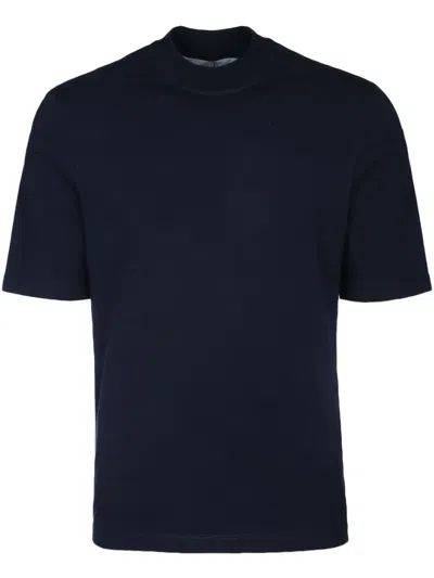 Brunello Cucinelli Men Regular Fit Cotton T-shirt In Multi