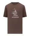Brunello Cucinelli Graphic-print Cotton T-shirt In Brown