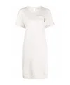 Brunello Cucinelli Short-sleeve T-shirt Dress In White