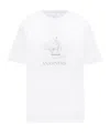 Brunello Cucinelli Cotton Anamnesis Print T-shirt In White