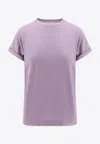 Brunello Cucinelli Sparkling Cashmere And Silk T-shirt