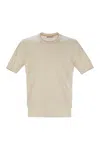 Brunello Cucinelli Men's Short-sleeved Cotton Jersey In Beige