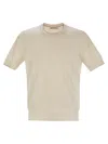 Brunello Cucinelli Men's Short-sleeved Cotton Jersey In Cream