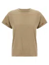 Brunello Cucinelli Short-sleeved Crewneck Knitted T-shirt In Brown