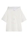 Brunello Cucinelli Short-sleeved Hoodie In Neutrals